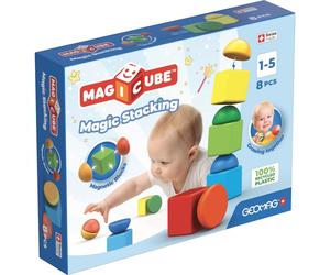 Geomag Magicube Magic Blocks Stacking - Set da 8 Pezzi in Plastica Riciclata al 100%
