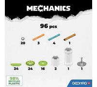 Geomag Mechanics Motion Flywheels 756 Set Magnetico Di Costruzione 96 pezzi