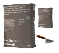 Geomalta Minerale Tixotropica 2 Sacchi Da 25 kg Cazzuola Punta Tonda 16 cm