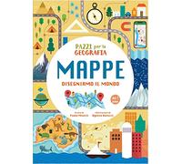 GeoMania - Pazzi per la Geografia | Mappe Interattive e Educazione | Disegna e Esplora il Mondo | Libro di Cartografia per Tutte le Età