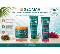GEOMAR Kit Anticellulite Fango, Anticellulite Effetto Freddo, Termocrema 3 Pezzi