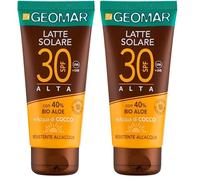 GEOMAR | Latte Solare SPF 30, Formula Vegan, Made in Italy, 100mL (Confezione da 2)