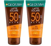 GEOMAR | Latte Solare SPF 50, Formula Vegan, Made in Italy, 100mL (Confezione da 2)
