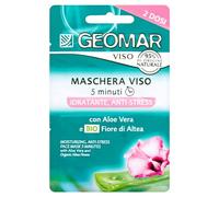 Geomar Maschera Viso 15Ml (2 X 7.5 Ml ) Idratante Anti Stress Con Aloe Vera E B