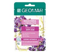 GEOMAR | Maschera Viso Tessuto, Idratante Anti-Age, 6 x 22 ml | Dermatologicamente Testata