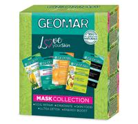 Geomar Maschere Viso 5 Pezzi Made In Italy