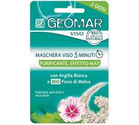 Geomar Pure Skin Maschera Viso Purificante e Opacizzante 2 dosi