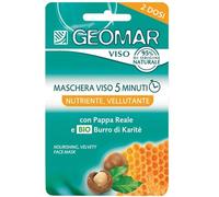 Geomar Skin food maschera viso 5 minuti nutriente vellutante 2 dosi da 15 ml