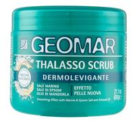 GEOMAR | Thalasso Scrub Corpo Dermolevigante, Effetto Pelle Nuova, Con Sale Marino, Sale di Epsom e Olio di Mandorla, Made in Italy, 600 g