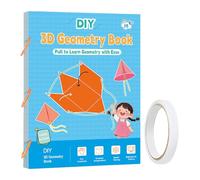 Geometria 3d Geometry Leappretto - Libro Con Solids 9/12/15, Per La Formazione Del Puzzle Di Carta Educativa, Migliora Le Capacità Di Pensiero Spaziale Per I Bambini Adolescenti | Gruppo Di Clas