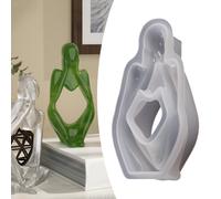 Geometria 3D Statua del pensatore Modello in silicone Aroma Candele che fanno