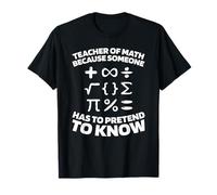 Geometria Calcolo - Formule Professore Insegnante Matematica Maglietta
