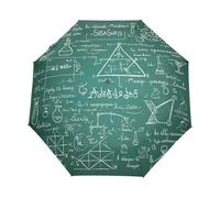 Geometria Fisica Chimica Equazioni Ombrello Pieghevole Automatico Ombrelli Antivento Protezione UV da Viaggio per Bambini Ragazzi Ragazze