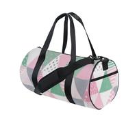 Geometria irregolare astratta in verde chiaro Borsa da viaggio Borsa da viaggio Weekender Viaggio Pernottamento Grande Capacità
