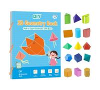 Geometria Learning Book Educational Matematica Studio Volume Area Formule 5 | Libro guida geometrica per bambini Gioco Ragazzi Ragazze Età scolastica 5-12 anni Casa Aula Scuola materna R