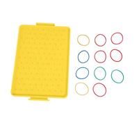 Geometria Pegboard Multifunzionale Geoboard Leggero Aiuto per l'insegnamento della matematica per bambini Studente Apprendimento pratico Materiale didattico per la matematica in età prescolare