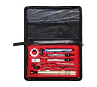 Geometria professionale Set Studente Geometria Matematica Set con Divisore in Metallo Quadrato Eraser Matite Disegno Stencil Strumenti di Ingegneria