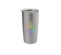 Geometria sacra del cubo di Metatron Bicchiere termico in acciaio inox doppia parete