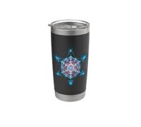 Geometria sacra del cubo di Metatron Bicchiere termico in acciaio inox doppia parete