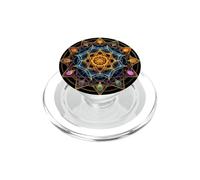 Geometria sacra Fiore della Vita Cubo di Metatron PopSockets PopGrip per MagSafe