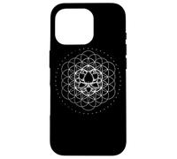 Geometria sacra Flower Of Life Yoga Lotus Dmt Mandala Chakra Custodia per iPhone 16 Pro