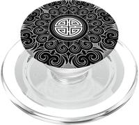 Geometria sacra Mandala Labirinto Geometrico PopSockets PopGrip per MagSafe