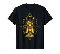 Geometria Sacra Sfinge Piramide Horus Occhio Antico Egitto Maglietta