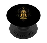 Geometria sacra Sfinge Piramide Horus Occhio Antico Egitto PopSockets PopGrip Adesivo