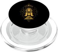 Geometria sacra Sfinge Piramide Horus Occhio Antico Egitto PopSockets PopGrip per MagSafe