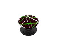 Geometria Urbana Nero Bianco Erba-Verde PopSockets PopGrip Adesivo
