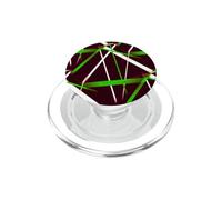 Geometria Urbana Nero Bianco Erba-Verde PopSockets PopGrip per MagSafe