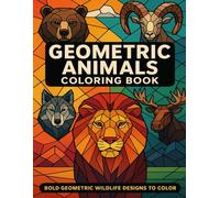 Geometric Animals Coloring Book