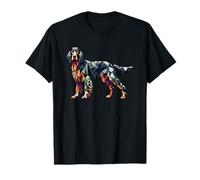 Geometric Art Gordon Setter Setters Maglietta