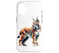 Geometric Art Lince Canadese Linci Canadesi Custodia per iPhone 16
