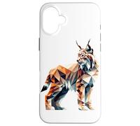 Geometric Art Lince Canadese Linci Canadesi Custodia per iPhone 16 Plus