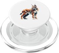 Geometric Art Lince Canadese Linci Canadesi PopSockets PopGrip per MagSafe