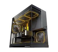 Geometric Future M5 Tempered Glass Mid Tower, Case per computer E-ATX/ATX da Gaming, 1,2 mm in acciaio, Tipo C, Pannelli senza utensili, Supporto per radiatore 420/360, Ventola ARGB PWM da 140 mm x 5