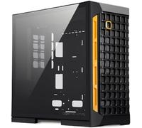 Geometric Future M6 Raphael Mid Tower, alloggiamento per PC, design del canale d'aria verticale, supporto per E-ATX da 12" x 11", 360, supporto verticale GPU, colore nero, GEO-M6-RA