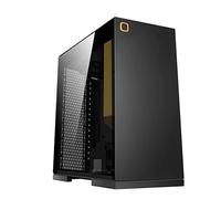 Geometric Future M8 Lohan Mid Tower E-ATX/ATX Case PC, design a tunnel d'aria verticale 420/360, supporto GPU verticale, Nero, GEO-M8-LOB