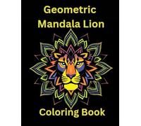 Geometric Mandala Lion Coloring Book
