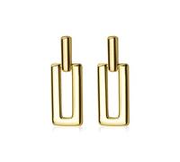 Geometric Square Stud Earrings for Women Elegant Party Jewelry Accessories