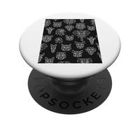 Geometrico Animali Minimalisti Poligono Wildlife Line Art PopSockets PopGrip Adesivo