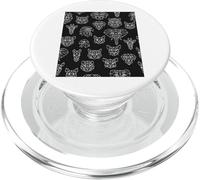 Geometrico Animali Minimalisti Poligono Wildlife Line Art PopSockets PopGrip per MagSafe