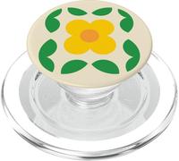 Geometrico Carino Giallo Margherita Fiore e PopSockets PopGrip per MagSafe