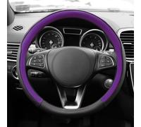 Geometrico Chic Microfibra Pelle Sterzo Ruota Cover Per 14.5 "