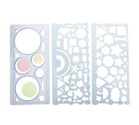 Geometrico Disegno Modelli Plastica Righelli Multifunzione Misurazione Righelli