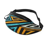 Geometrico Spazio Arancione Per Donna Uomo Moda Rosso Blu Arcobaleno Art Con Cinturino Regolabile Casual Per Ciclismo Allenamento Escursionismo Viaggi Corsa Sport