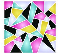 geometrico stencil - riutilizzabili modello Wall Art Décor stencil per pittura - da usare su carta progetti muri pavimenti tessuto mobili in vetro legno ecc. small