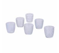 geometrie clear set 6 bicchieri