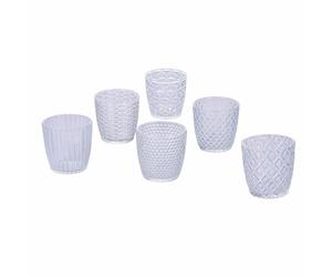 geometrie clear set 6 bicchieri